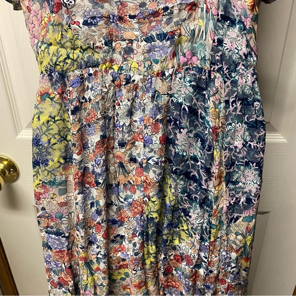Anthropologie Floral Halter Maxi Dress in Multicolor - Picture 9 of 13